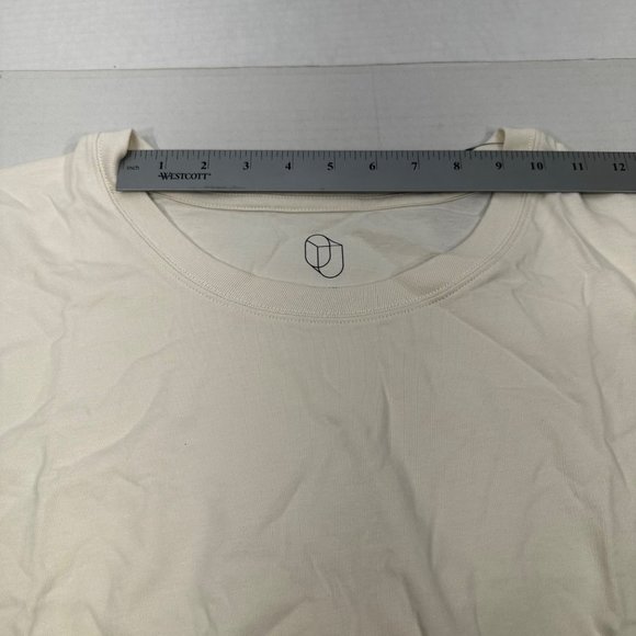 BCI Original Use Men's Size 4XL Short Sleeve Tee Shirt Cream New With Tags - Picture 7 of 12